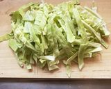 春キャベツと牛肉のオイスターソース炒め作り方3写真