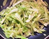 春キャベツと牛肉のオイスターソース炒め作り方4写真