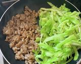 春キャベツと牛肉のオイスターソース炒め作り方6写真