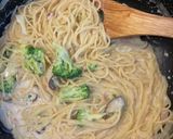 ワンパン チーズクリームパスタ♪作り方8写真