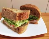HBの食パンで♪ハム&カニカマサンド作り方6写真