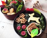 弥生12　おかずの段作り方5写真