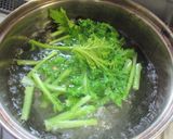 ワサビ菜と鰹フレークの和洋折衷和え作り方6写真