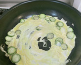 きゅうりと卵とチーズのマヨトマバジル丼作り方3写真