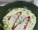 きゅうりと卵とチーズのマヨトマバジル丼作り方5写真