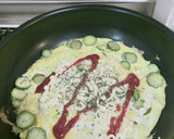 きゅうりと卵とチーズのマヨトマバジル丼作り方5写真
