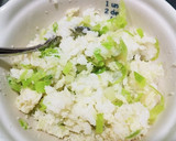 犬ご飯　ささみチーズのご飯焼き作り方2写真