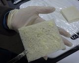 甘えびとクリームチーズのサンドイッチ作り方3写真