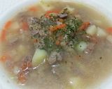 犬ご飯　スコッチブロス風作り方4写真