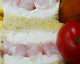 甘えびとクリームチーズのサンドイッチ作り方5写真