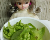 リカちゃん♡ふきのとうとハムの塩炒め*.作り方2写真