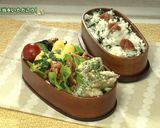 タラのみそチーズパン粉焼き弁当！作り方6写真