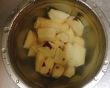 秘伝ねブイヨンで作る薩摩芋豆乳スープ作り方1写真