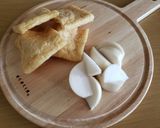 レンジで簡単！かぶと油揚げの塩もつ煮風作り方1写真