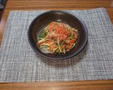 ヨウサマの水菜と千切り筍のサラダ作り方6写真