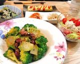 ホタルイカとブロッコリーのガリバタ炒め作り方6写真