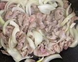 豚玉ねぎ卵炒め作り方1写真