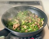 ご飯に合う【ピーマンと豚の味噌きんぴら】作り方5写真
