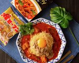 簡単やみつき！納豆タイカレービーフン作り方4写真