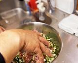 おとうさんがつくる親鶏ミンチのぎょうざ☆作り方4写真