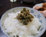 葉ワサビ醤油漬けとふきのとう味噌作り方7写真
