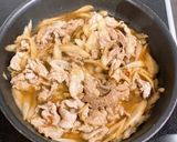 超簡単!豚とごぼうの甘辛丼作り方2写真