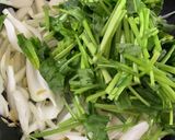 ほたるいかほうれん草のガーリックバター炒作り方6写真