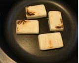フライパン焼き餅…あんバタ餅作り方1写真