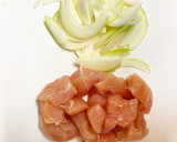 簡単10分！鶏肉と玉葱のケチャマヨ炒め作り方1写真