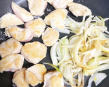 簡単10分！鶏肉と玉葱のケチャマヨ炒め作り方5写真