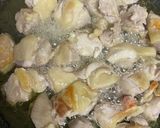 鶏肉の焦がし葱マヨポン酢炒め作り方3写真