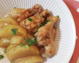 お出汁で炊く♪鶏手羽元と大根の照り煮作り方5写真