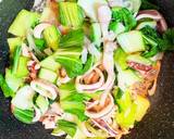 イカと青梗菜のレモン風味炒め作り方8写真