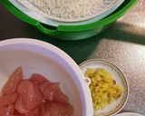 ササミと梅炊き込みご飯作り方2写真