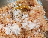 鶏ひき肉のひじきバーグ作り方1写真