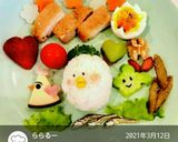 トリの頭にブロッコリー作り方7写真
