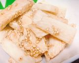 鶏胸肉と長芋(山芋)のおつなおつまみ♡作り方5写真