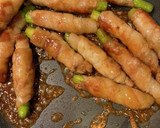 豚肉のアスパラ巻き焼き甘酢だれ♪作り方12写真