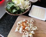 白菜豆腐のピリ辛あんかけチャーハン作り方4写真