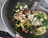 白菜豆腐のピリ辛あんかけチャーハン作り方7写真