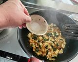 白菜豆腐のピリ辛あんかけチャーハン作り方10写真