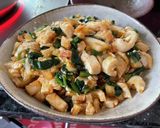 白菜豆腐のピリ辛あんかけチャーハン作り方11写真