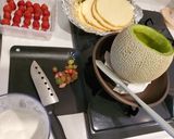 メロン！？と思わせての苺ショートケーキ作り方3写真