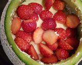 メロン！？と思わせての苺ショートケーキ作り方8写真