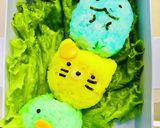 すみっコぐらしキャラ弁♡だんご三兄弟作り方4写真