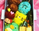 すみっコぐらしキャラ弁♡だんご三兄弟作り方5写真