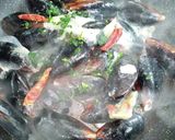 ムール貝のパスタ(◍•ᴗ•◍).｡*♡作り方3写真