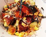 【簡単】さっぱり酢飯うな玉丼作り方6写真