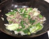 豚肉としろ菜の中華風あんかけ作り方5写真