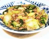 豚肉としろ菜の中華風あんかけ作り方7写真